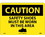 NMC 10" X 14" Vinyl Safety Identification Sign, Safety Shoes Must Be Worn In.., Price/each