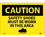 NMC 10" X 14" Vinyl Safety Identification Sign, Safety Shoes Must Be Worn In.., Price/each