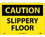 NMC 10" X 14" Vinyl Safety Identification Sign, Slippery Floor, Price/each