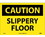 NMC 10" X 14" Vinyl Safety Identification Sign, Slippery Floor, Price/each