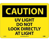 NMC C631 Caution Uv Light Do Not Look Directly At Light Sign