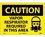 NMC 10" X 14" Vinyl Safety Identification Sign, Vapor Respirator Required In.., Price/each