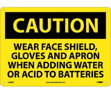 NMC C648 Wear Face Shield, Gloves And.. Sign