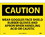 NMC 10" X 14" Vinyl Safety Identification Sign, Wear Goggles Face Shield Rub.., Price/each