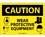 NMC 10" X 14" Vinyl Safety Identification Sign, Wear Protective Equipment, Price/each