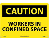 NMC C659 Caution Workers In Confined Space Sign