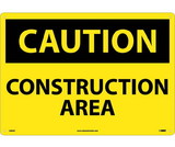 NMC C664LF Large Format Caution Construction Area Sign
