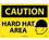 NMC 14" X 20" Plastic Safety Identification Sign, Hard Hat Area, Price/each