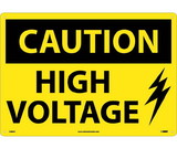 NMC C669LF Large Format Caution High Voltage Sign