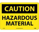 NMC C676 Caution Hazardous Material Sign