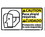 NMC 10" X 18" Vinyl Safety Identification Sign, 10 X 18 Caution Face Shield Required, Price/each