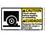 NMC 10" X 18" Vinyl Safety Identification Sign, 10 X 18 Caution Chock Wheels Before, Price/each