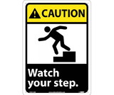 NMC CGA12 Caution Watch Your Step Sign