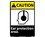 NMC 10" X 14" Vinyl Safety Identification Sign, Ear Protection Area, Price/each