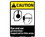 NMC 10" X 14" Vinyl Safety Identification Sign, Eye And Ear Protection Req.., Price/each