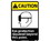 NMC 10" X 14" Vinyl Safety Identification Sign, Eye Protection Required Bey.., Price/each