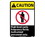 NMC 10" X 14" Vinyl Safety Identification Sign, High Level Radio Frequency.., Price/each