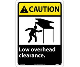 NMC CGA31 Caution Low Overhead Clearance Sign