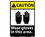 NMC 10" X 14" Vinyl Safety Identification Sign, Wear Gloves In This Area, Price/each