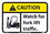 NMC 10" X 7" Vinyl Safety Identification Sign, Watch For Fork Lift Traffic, Price/each