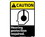 NMC 7" X 10" Vinyl Safety Identification Sign, Hearing Protection Required, Price/each