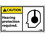 NMC CGA5LBL Caution Hearing Protection Required Label, Adhesive Backed Vinyl, 3" x 5", Price/5/ package