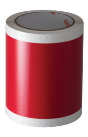 NMC CPM1V27 Red Premium Tape Roll, TAPE, 4" x 49.25'