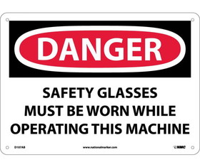 NMC D107 Danger Eye Protection Must Be Worn Sign