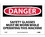 NMC 7" X 10" Vinyl Safety Identification Sign, Safety Glasses Must Be Worn While Operat, Price/each