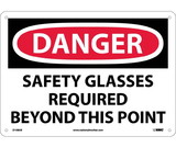 NMC D108 Danger Eye Protection Required Sign