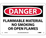NMC D117 Danger Flammable Material Sign