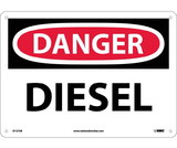 NMC D127 Danger Diesel Sign