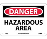 NMC D138 Danger Hazardous Area Sign