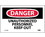NMC D143LBL Danger Unauthorized Personnel Keep Out Label, Adhesive Backed Vinyl, 3" x 5", Price/5/ package