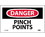 NMC D149LBL Danger Pinch Points Label, Adhesive Backed Vinyl, 3" x 5", Price/5/ package