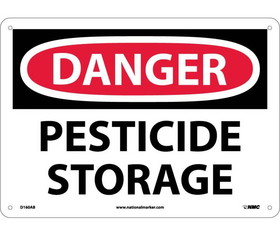 NMC D160 Danger Pesticide Storage Sign