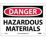 NMC D164 Danger Hazardous Materials Sign