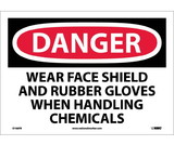 NMC D166 Danger Wear Ppe When Handling Chemicals Sign