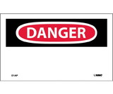 NMC D1APLBL Danger Label, Adhesive Backed Vinyl, 3