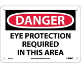 NMC D201 Danger Eye Protection Required In This Area Sign