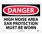 NMC D211 Danger High Noise Area Ear Protection Must Be Worn Sign