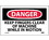 NMC D213LBL Danger Keep Fingers Clear Of Machine In Motion Label, Adhesive Backed Vinyl, 3" x 5", Price/5/ package