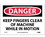 NMC 7" X 10" Vinyl Safety Identification Sign, Keep Fingers Clear Of Machine While In M, Price/each