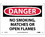 NMC 7" X 10" Vinyl Safety Identification Sign, No Smoking, Matches Or Open Flames, Price/each