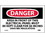 NMC D225LBL Danger Keep Electrical Panel Clear Label, Adhesive Backed Vinyl, 3" x 5", Price/5/ package