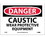 NMC 7" X 10" Vinyl Safety Identification Sign, Caustic Wear Protective Equip- Ment, Price/each