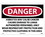 NMC 14" X 20" Vinyl Safety Identification Sign, Asbestos May Cause Cancer Causes..., Price/each