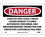 NMC 7" X 10" Vinyl Safety Identification Sign, Asbestos May Cause Cancer Causes..., Price/each