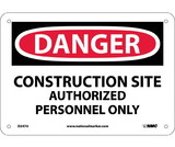 NMC D247 Danger Construction Site Sign