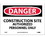NMC 7" X 10" Vinyl Safety Identification Sign, Construction Site Authorized Personnel O, Price/each